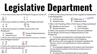 Article VI  1987 Philippine Constitution  General Info  CSE Reviewer [upl. by Gold621]