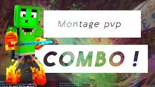 COMBO MONTAGE 1 Minecraft PvP [upl. by Nereen]