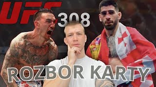 Topuria nebo Holloway Návrat Khamzata a celá hlavní karta UFC 308  rozbor a predikce [upl. by Enajiram]