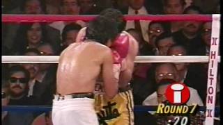 Michael Carbajal vs Muangchai Kittikasem [upl. by Dahraf]