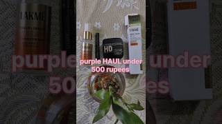 purple 💜 HAUL under 💵500😱ruppeepurple makeup shorts [upl. by Lizbeth]