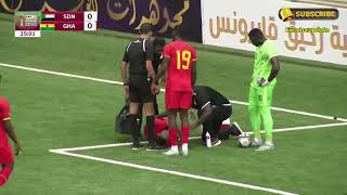 HIGHLIGHTS SUDAN 2 VS 0GHANA ghanafootballassociation ghanafootball [upl. by Kaliope543]