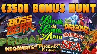 €3500 BONUS HUNT 10 PRIMAL😱🫣🎰 [upl. by Scever]