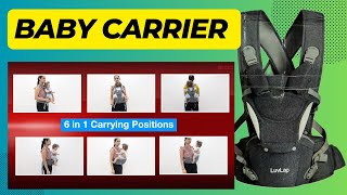 6 IN 1 BABY CARRIER  LUVLAP COMFY PLUS BABY CARRIER  Mommy Talkies [upl. by Lobiv807]