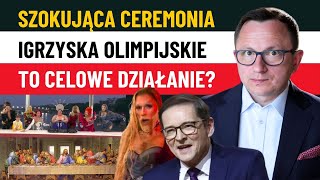 Mocne Ceremonia Igrzysk Olimpijskich Parodia Ostatniej Wieczerzy Jeździec Apokalipsy [upl. by Ahsoyem]