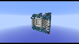 Showcase Minecraft 6x6 Iris Door [upl. by Fatimah912]