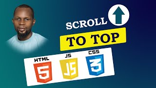 Back to top scroll to top button with smooth scroll effect using HTML CSS and JavaScript [upl. by Assirialc]