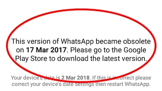 How to fix This version of WhatsApp became obsolete error in AndroidTablet [upl. by Mamoun399]