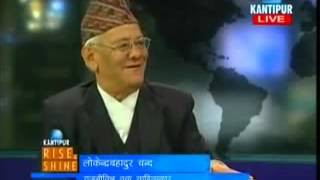 Interview with Lokendra Bahadur Chand [upl. by Akemrehs]