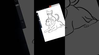 How to Draw Dogs and Cats Line Art [upl. by Otreblon]