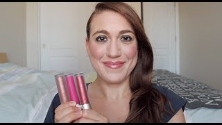 Fitglow Beauty Lip Colour Serums Swatches and Review  Cruelty Free Clean Makeup [upl. by Sergei]