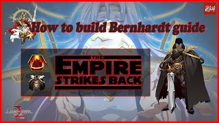 Langrisser M  How to Build Heroes Guide Bernhardt [upl. by Annadiane]