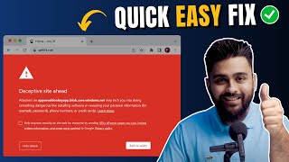 2024  Easily Fix “Deceptive Site Ahead” Error [upl. by Wilbur234]