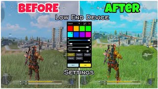 Low End Device 🥲 Best Graphics Colour Setting in CODM BR 🤯 CODMobile Setting Tips And Tricks 🔥 [upl. by Jeuz]