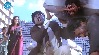 Gang Leader Movie Action Scenes Chiranjeevi Terrific Fight Scene Rao Gopal Rao  iDream [upl. by Anuahs]