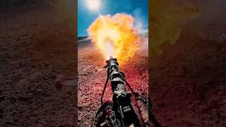 Feel the 65kg recoil of the flamethrower from the first person perspective shorts military [upl. by Grider]