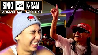 𝐙𝐚𝐤𝐢 𝐑𝐞𝐚𝐜𝐭𝐬  SINIO vs KRAM  Comedy Kings [upl. by Anirehs]