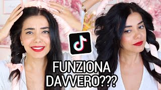 CAPELLI MOSSI SENZA CALORE  PROVO TREND TIKTOK FUNZIONA DAVVERO  Vanessa Ziletti [upl. by Ytsenoh2]