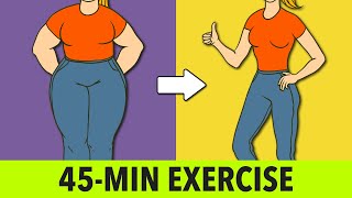 41Minute Combined Exercises to Lose Weight  fullbody burn [upl. by Llerrehc]