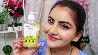 how to remove acne and pimples  acnefreenaturally  Mamaearth tea tree facewash  RARA  neemwash [upl. by Nola]