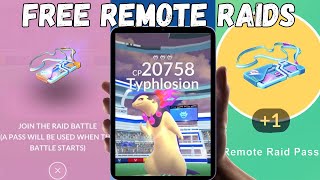 USE THIS TRICK TO GET FREE REMOTE RAIDS IN POKEMON GO [upl. by Deelaw]