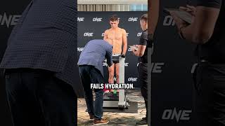 Mikey Musumeci fails to make the weight and hydration at ONE 168 Denver [upl. by Uriiah95]