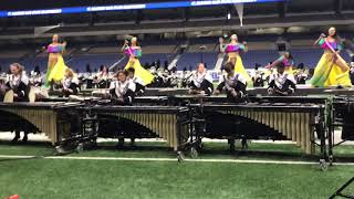 Cedar Ridge Drumline 2018 State Finals run [upl. by Asserak]