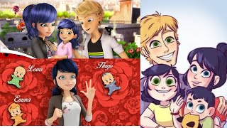 Marinette x Adrien and there kids [upl. by Towney]