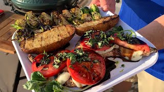 Caprese Grilled Chicken on the Big Green Egg [upl. by Bidle]