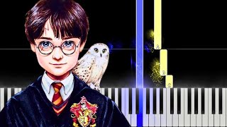 Harry Potter  Hedwigs Theme  EASY Piano Tutorial [upl. by Mariano308]