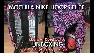 Mochila Nike Hoops Elite 32L│Unboxing ReseñaReview completa│Que le puedo meter [upl. by Vastah]