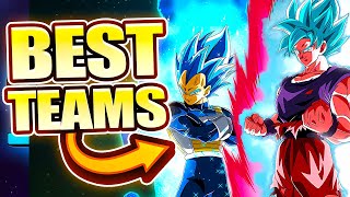 BEST LF EVOKEN GOKU AND VEGETA TEAMS TO GET EASY WINS  Dragon Ball Legends Team Building Guide [upl. by Kanter749]