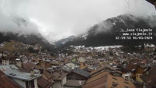 Timelapse 01032024  Webcam Casa Ciajeole  Moena Val di Fassa Dolomiti [upl. by Dionysus846]