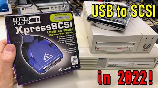 Using 90s tech to connect SCSI devices to modern computers in 2022 [upl. by Eslehc]