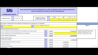 ✏️COMO LLENAR EL FORMULARIO DE GASTOS PERSONALES SRI 2023 ECUADOR LEY FORTALECIMIENTO FAMILIAR LEFAM [upl. by Lemert377]