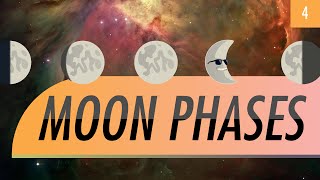 Moon Phases Crash Course Astronomy 4 [upl. by Enyrehtac103]