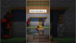 Minecraft Starter Cave Base 🏠 [upl. by Celeste640]