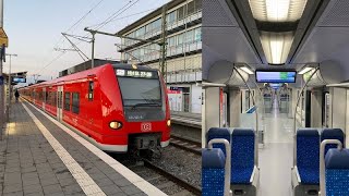 Im neuen ET 424 der SBahn München im Sonnenaufgang als S20 von Buchenau nach München Hbf mit SOUND [upl. by Kroo550]