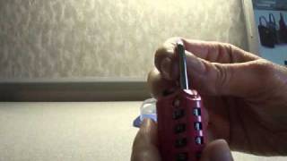 Review of the WordLock Luggage Lock [upl. by Sandler619]