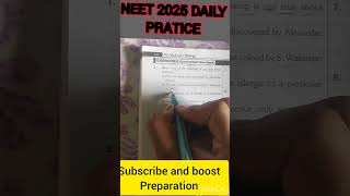 NEET 2025 DAILY🫁👨‍⚕️ PRACTICE 🩻🏥 [upl. by Stephana]