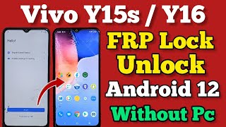 Vivo y15s frp bypass new security 2024  Latest security patch June 1 2024  All vivo FRP bypass [upl. by Akirahc]