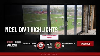 Wombwell Town FC Vs Harrogate RA FC 130424 [upl. by Anahsar891]