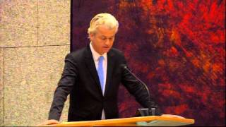 Inbreng Geert Wilders bij debat over nieuwe steun Griekenland 19082015 [upl. by Black]