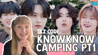 SKZ CODE 노노캠핑 Know Know Camping 1 reaction [upl. by Eldora]