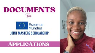 Erasmus Mundus Joint Masters Scholarship Application Documents Study In Europe 2024 Desire Uba [upl. by Akciret]