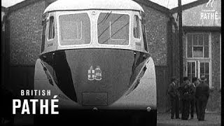 Britains First Streamlined Rail Car 1933 [upl. by Tessy]