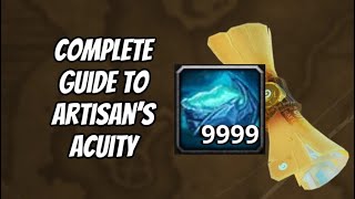 ARTISAN’S ACUITY HOW TO GET THEM amp WHAT ARE THEY USED FOR THE WAR WITHIN WORLD OF WARCRAFT [upl. by Cynar548]