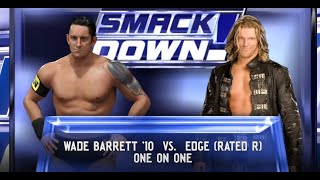 WWE 2K24 Edge vs Wade Barret [upl. by Ailadi514]