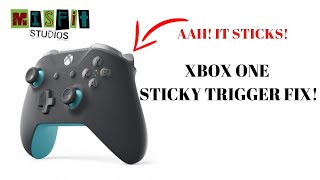 STICKY XBOX ONE TRIGGER Quick and Easy Fix [upl. by Yanahc]