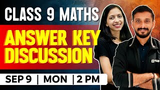 Class 9 Maths  Onam Exam Answer Key Discussion  Exam Winner Class 9 [upl. by Brelje567]